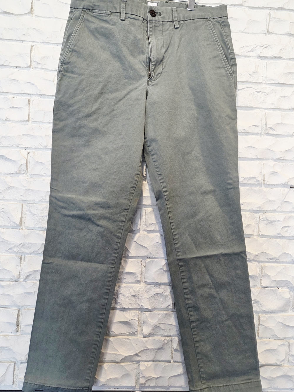 GAP Olive Green Casual Chino Waistband Detail